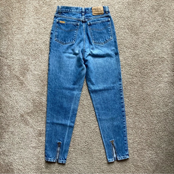 Vintage Jordache High Rise Ankle Zip Jeans - Picture 4 of 15